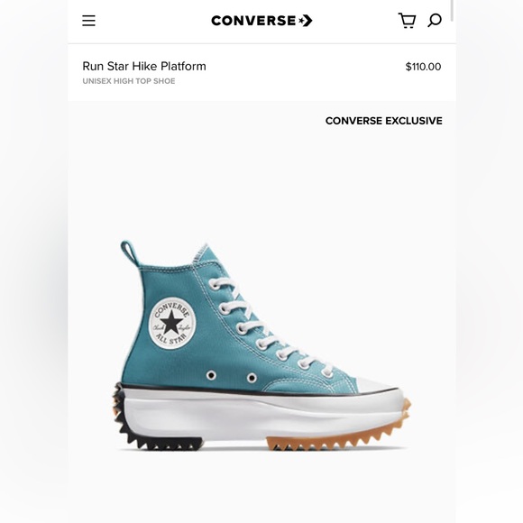 Converse Run Star Hike Platform - Picture 1 of 7